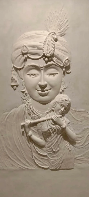 Sandstone Radha Krishna Mural Manufacture in India