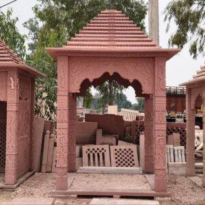 Red Sandsatone Temple for 7 feet