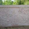 Pink sandstone carving