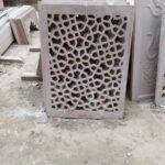 red sandstone jali