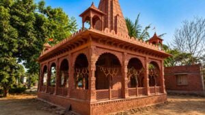Sandstone Temple Manufacturers in India crafting premium pink and red sandstone temples with traditional hand carving