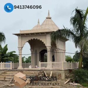 Bansi Pahadpur Sandstone Temple 12 x 18 x 23 Ft