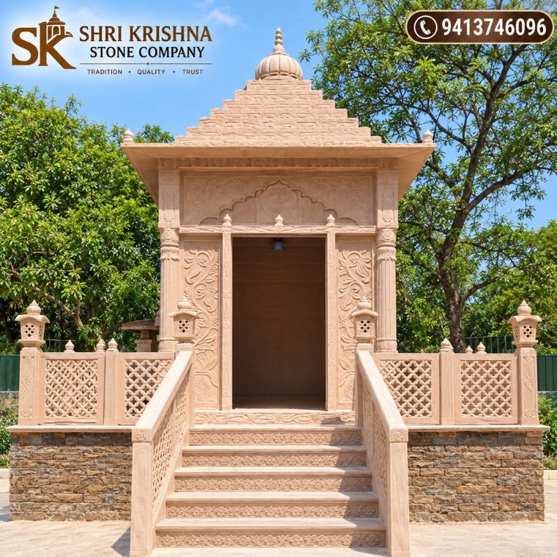 pink-sandstone-garden-temple